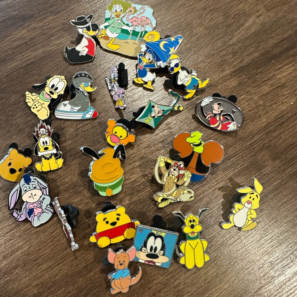 Disney themed trading pins